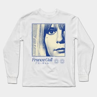 France Gall / 60s Aesthetic Design Long Sleeve T-Shirt